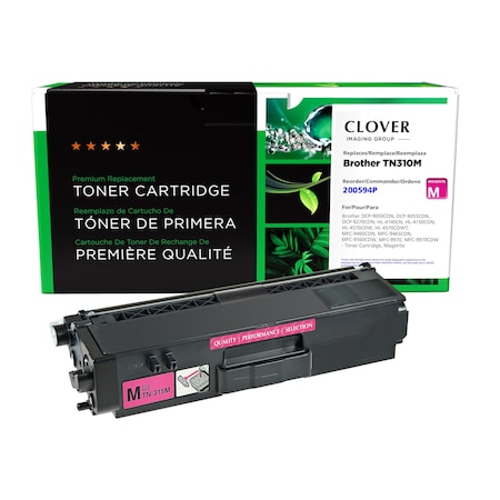 Cig Clover Imaging Remanufactured Magenta Toner Cartridge for Brother TN310 200594P
